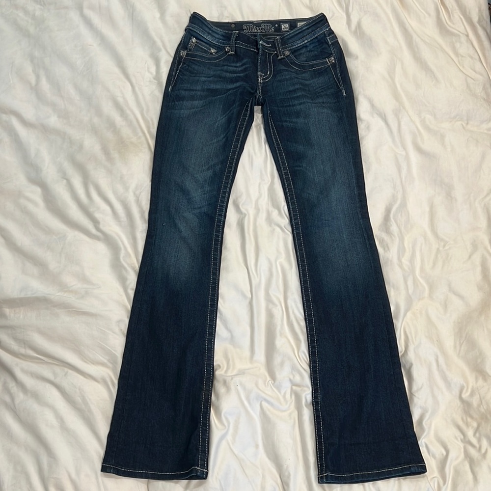 Miss Me Jeans, size 26, bootcut, dark wash